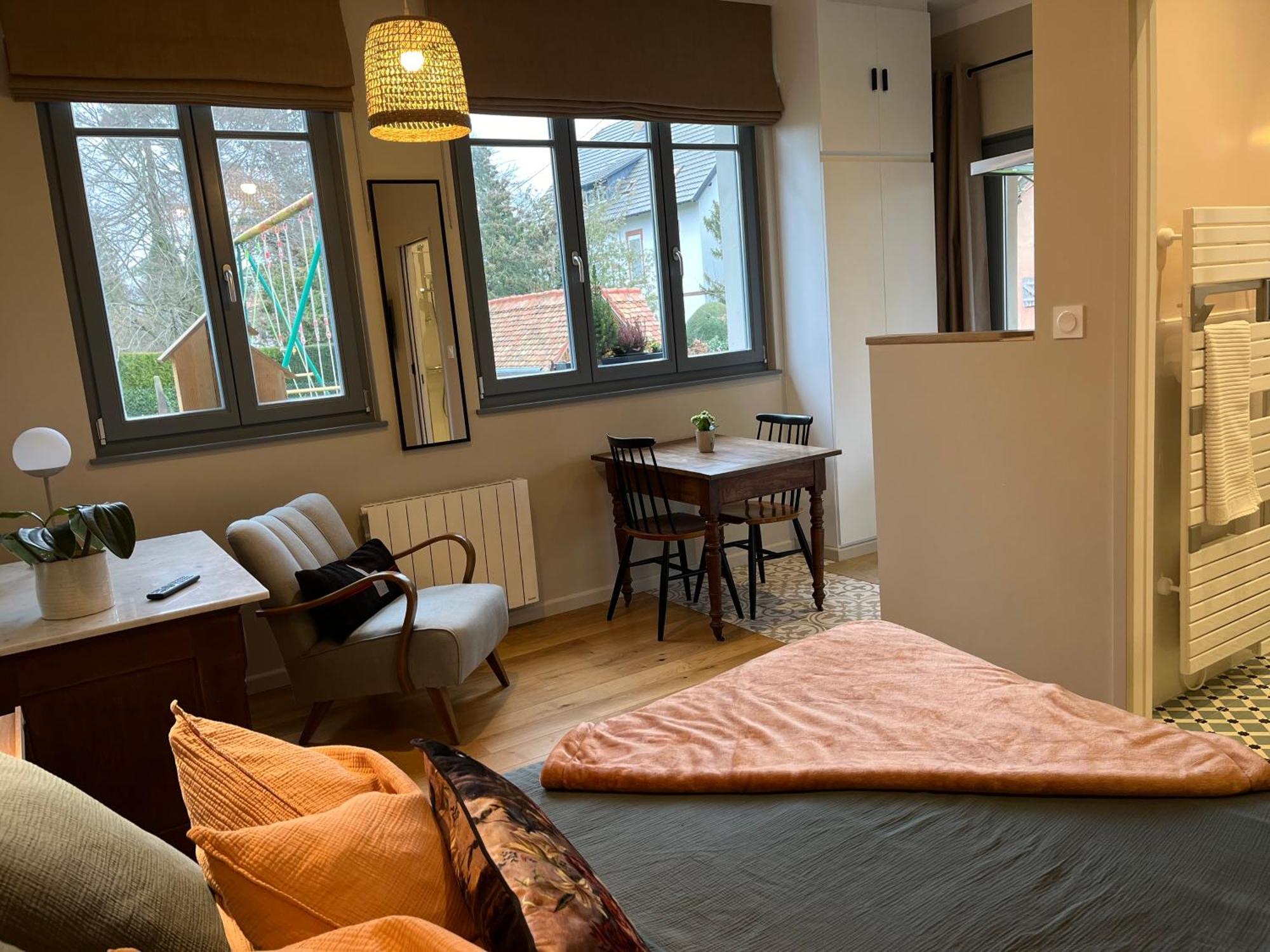Studio De Charme Avec Terrasse Privee, Jardin Partage Bouxwiller  Dış mekan fotoğraf
